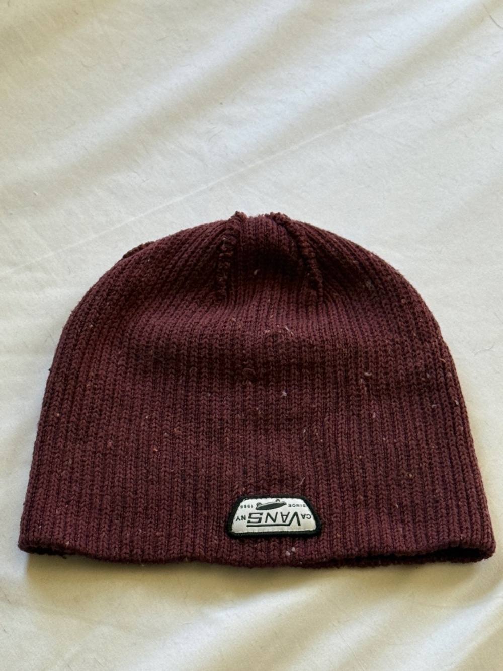 Vans Burgundy Beanie Cuffed Knit Hat